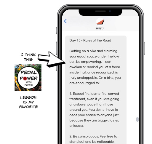 Pedal Power with Pattie Day 15