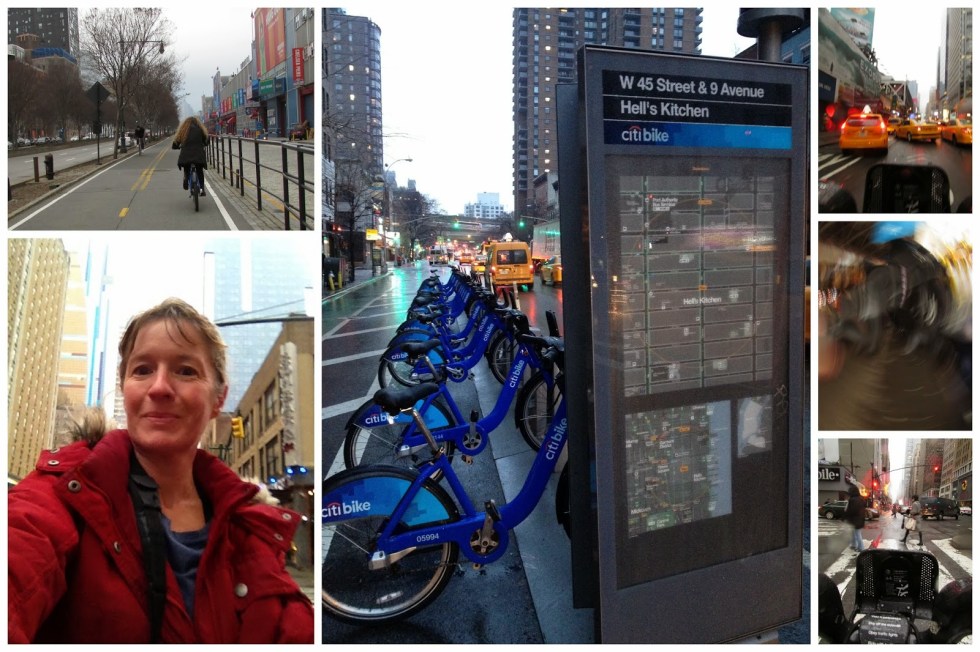 NYC bike collage